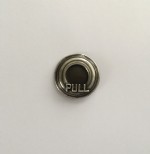 Sterling Silver Clay Target "Pull" Lapel Pin-Hat Pin/Tie Tack 